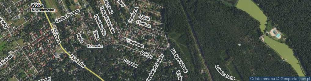 Zdjęcie satelitarne Piaseczyńska ul.